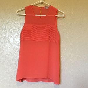 Naked Zebra Orange Sleeveless Top